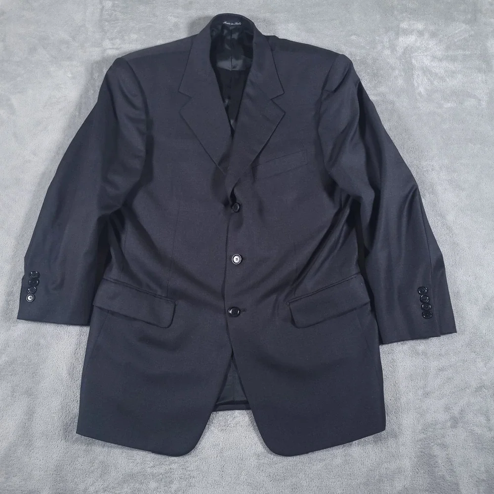 Marco Azzali Grupo Forall Blazer Mens 52 Wool Italy Sport Coat for Barcelino